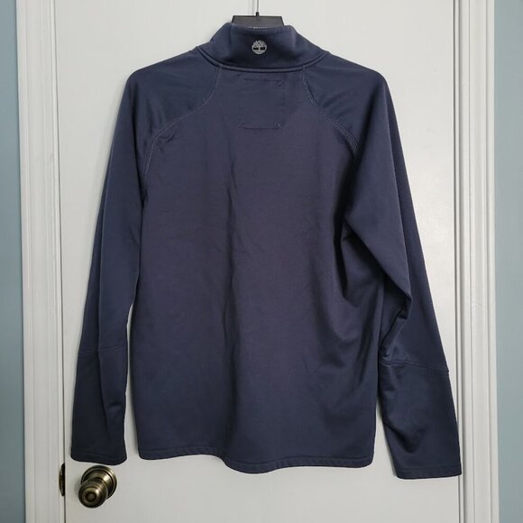 Timberland Men's Navy Blue 1/4 Zip Pullover Size L - Picture 5 of 6